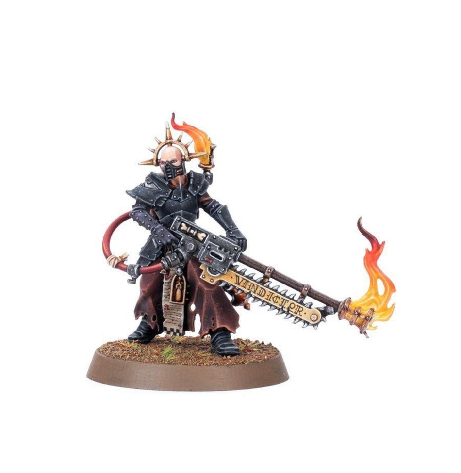 ADEPTA SORORITAS: MINISTORUM PRIEST WITH VINDICTOR