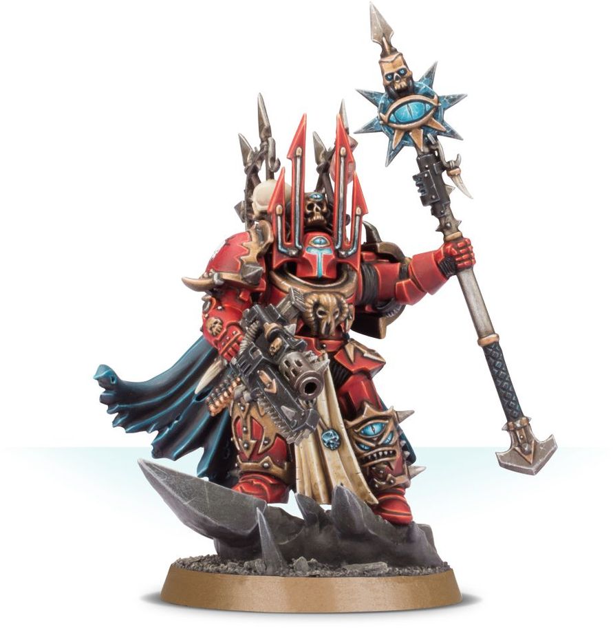 CHAOS SPACE MARINES: CHAOS LORD IN TERMINATOR ARMOUR