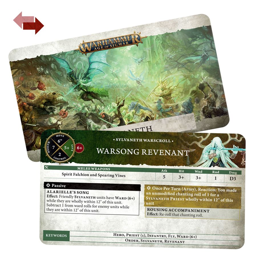 WARSCROLL CARDS: SYLVANETH (Español)